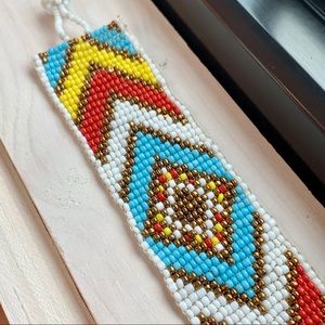 Seed bead bracelet